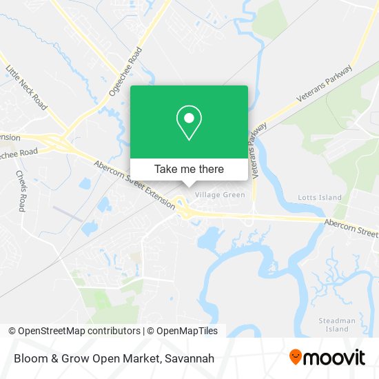 Bloom & Grow Open Market map