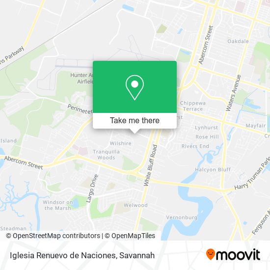 Mapa de Iglesia Renuevo de Naciones