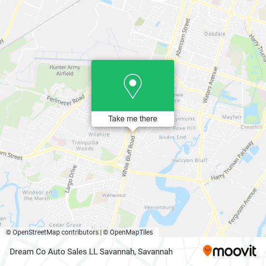 Mapa de Dream Co Auto Sales LL Savannah