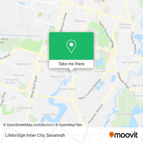 Mapa de Lifebridge Inner City