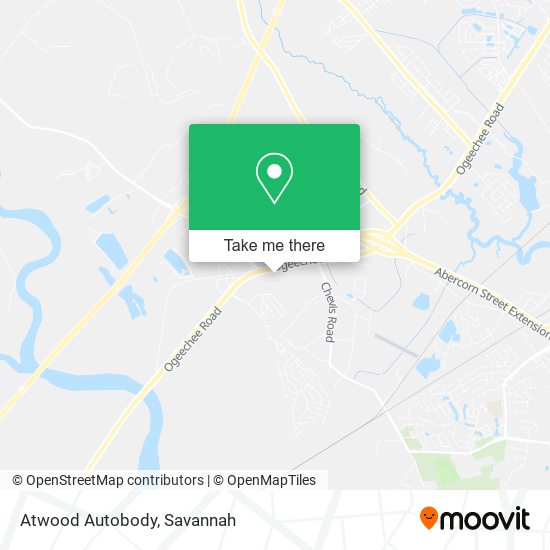 Mapa de Atwood Autobody