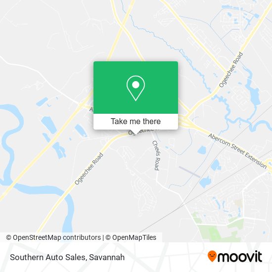 Southern Auto Sales map