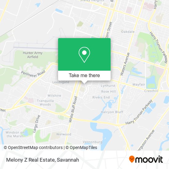 Melony Z Real Estate map