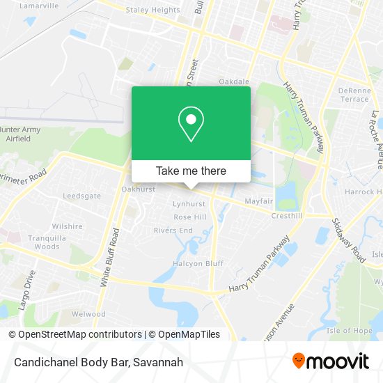Mapa de Candichanel Body Bar