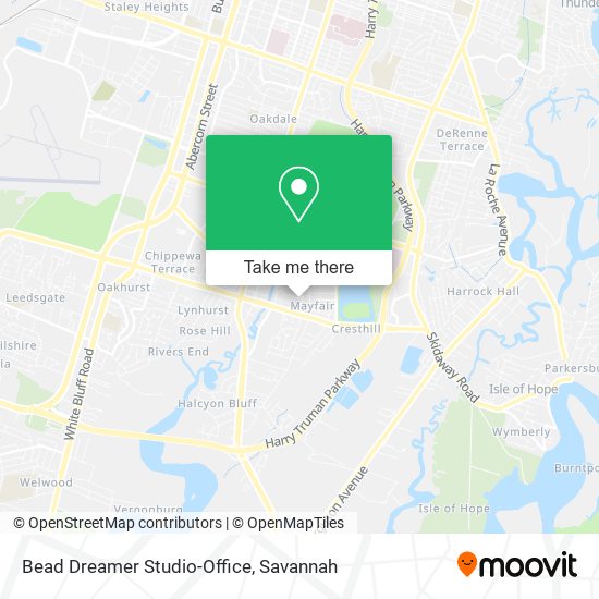 Mapa de Bead Dreamer Studio-Office