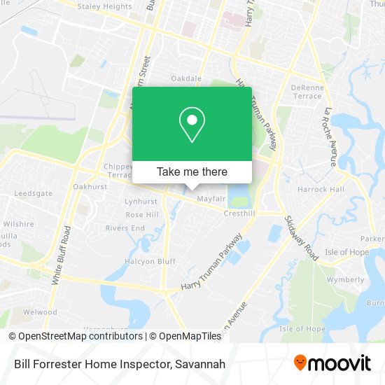 Mapa de Bill Forrester Home Inspector