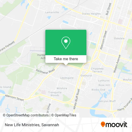 New Life Ministries map