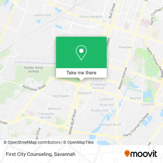 First City Counseling map