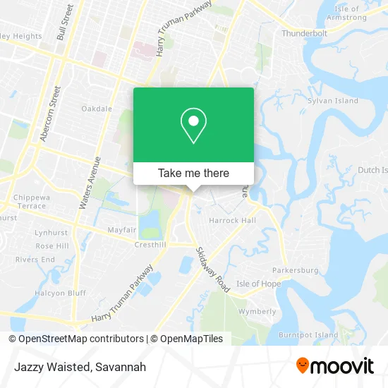 Mapa de Jazzy Waisted