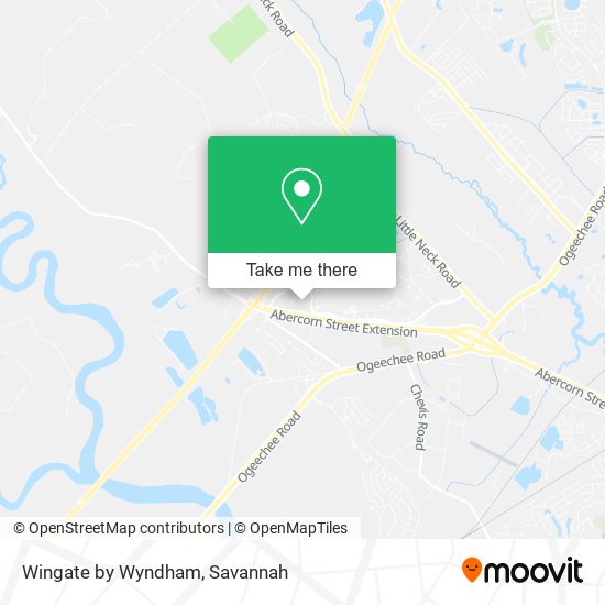 Wingate by Wyndham map