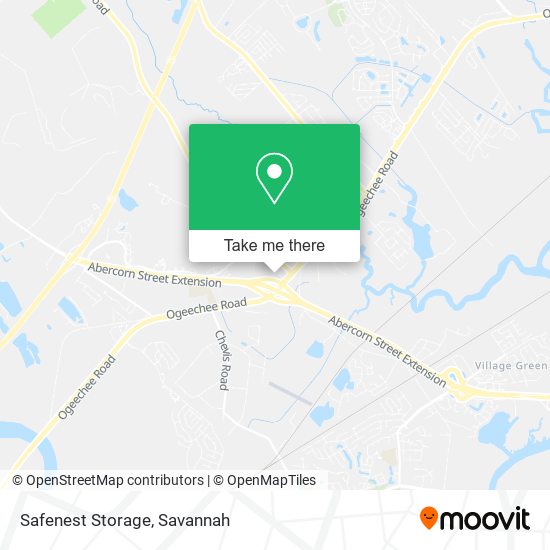 Mapa de Safenest Storage