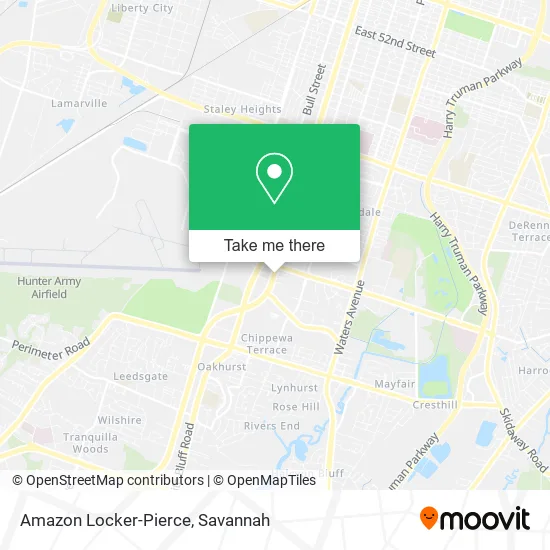 Amazon Locker-Pierce map