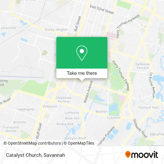 Catalyst Church map