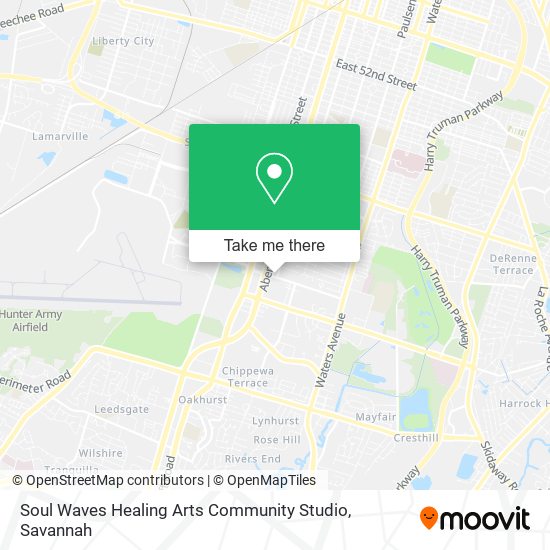 Mapa de Soul Waves Healing Arts Community Studio