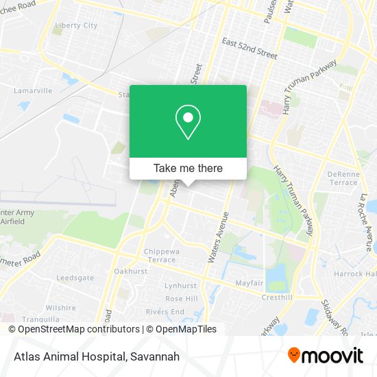 Atlas Animal Hospital map