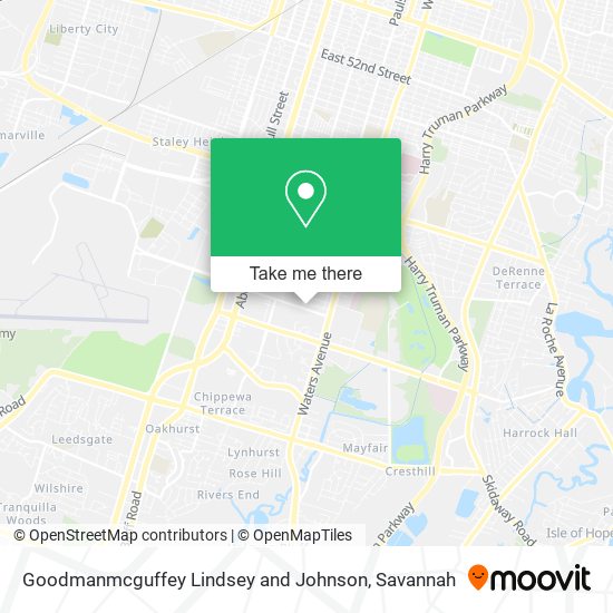 Goodmanmcguffey Lindsey and Johnson map