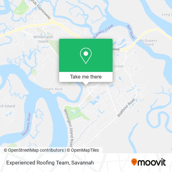 Experienced Roofing Team map