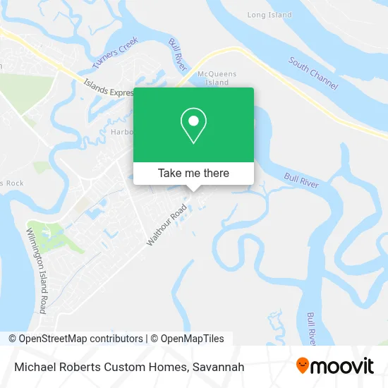 Michael Roberts Custom Homes map