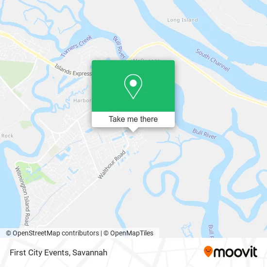 First City Events map