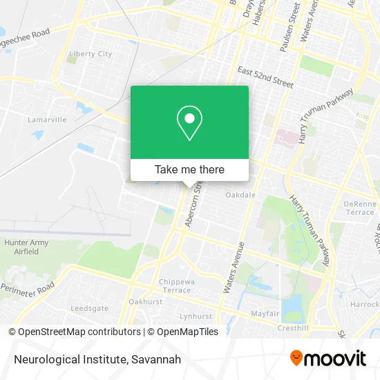 Neurological Institute map