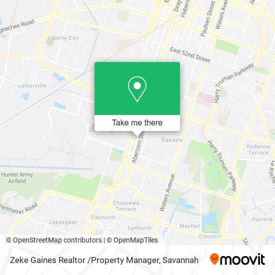 Zeke Gaines Realtor /Property Manager map