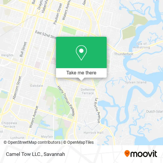 Mapa de Camel Tow LLC.