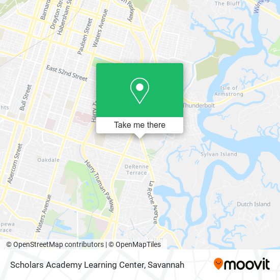 Scholars Academy Learning Center map