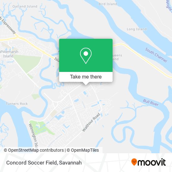 Concord Soccer Field map