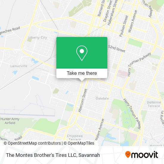 The Montes Brother's Tires LLC map