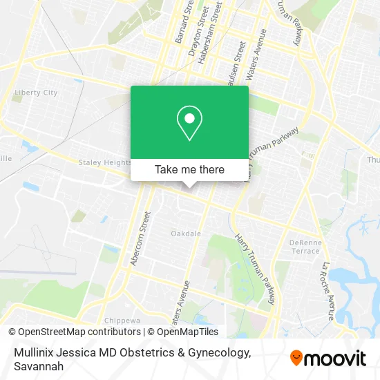 Mapa de Mullinix Jessica MD Obstetrics & Gynecology