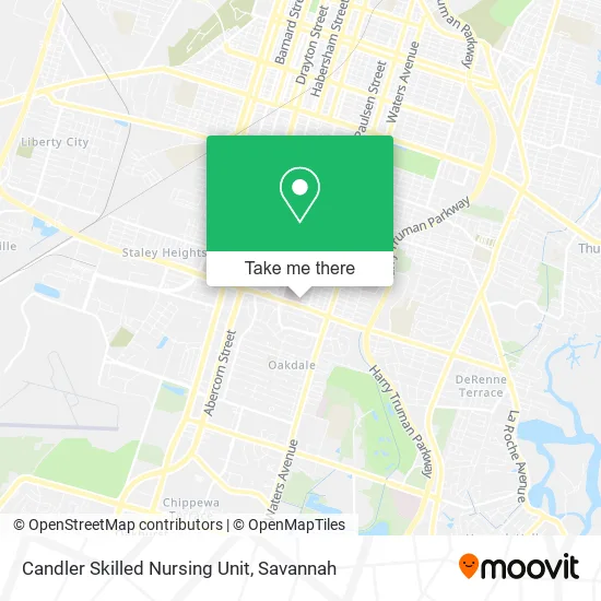 Mapa de Candler Skilled Nursing Unit