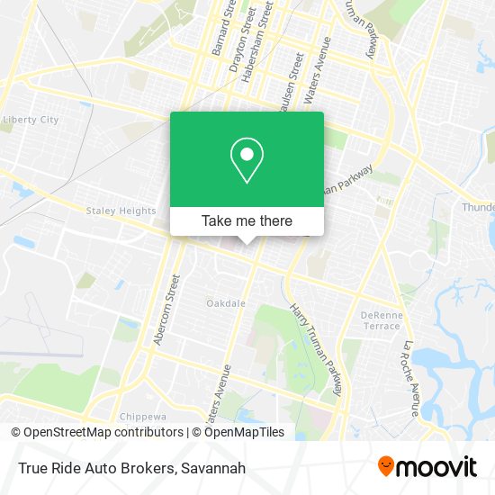 True Ride Auto Brokers map