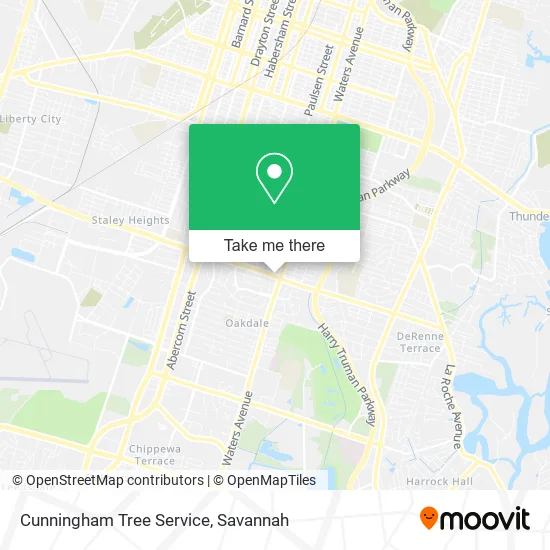 Mapa de Cunningham Tree Service