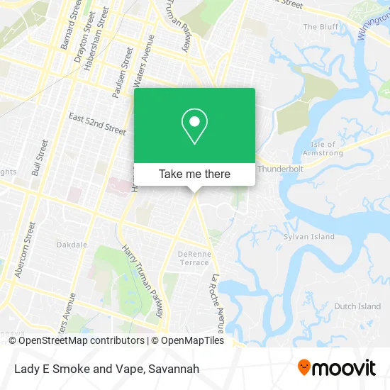 Mapa de Lady E Smoke and Vape