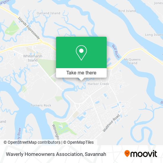 Mapa de Waverly Homeowners Association