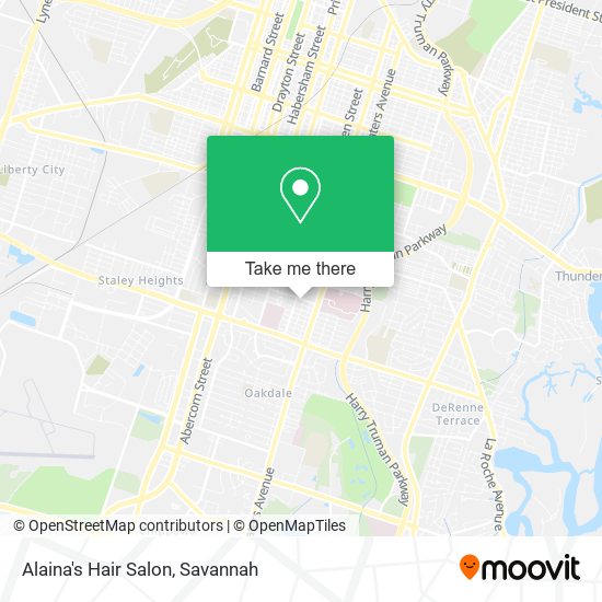 Mapa de Alaina's Hair Salon
