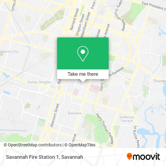 Mapa de Savannah Fire Station 1