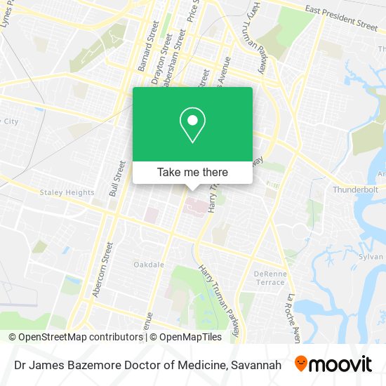 Mapa de Dr James Bazemore Doctor of Medicine