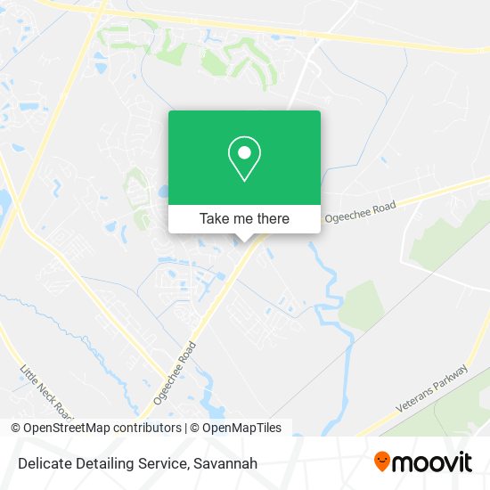 Delicate Detailing Service map