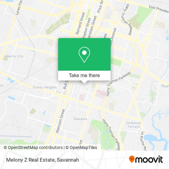 Melony Z Real Estate map
