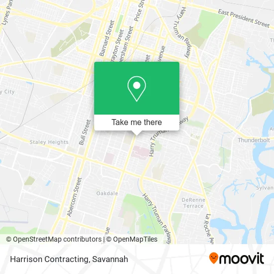 Harrison Contracting map