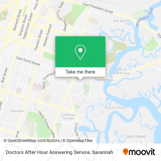 Mapa de Doctors After Hour Answering Service