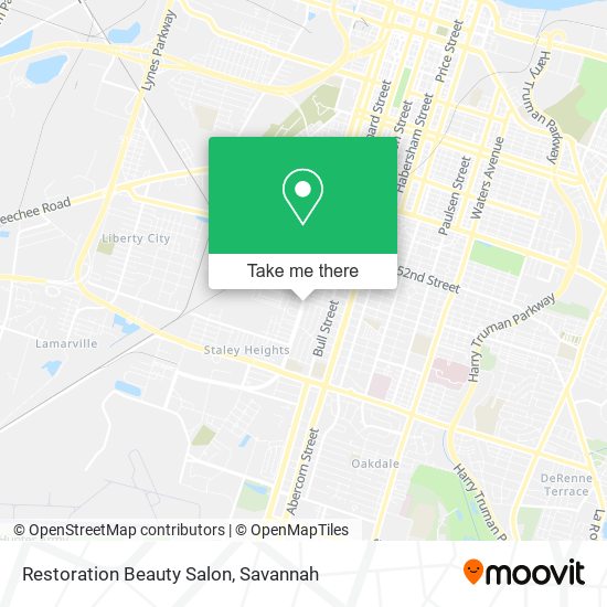 Restoration Beauty Salon map