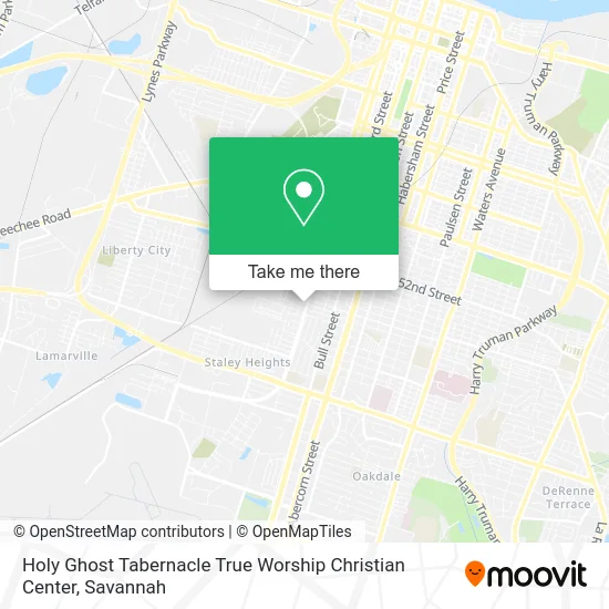 Holy Ghost Tabernacle True Worship Christian Center map