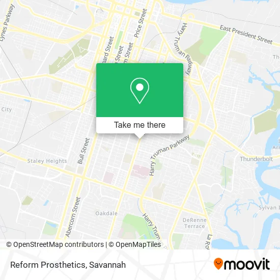 Mapa de Reform Prosthetics