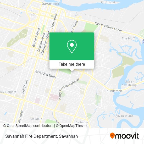 Mapa de Savannah Fire Department