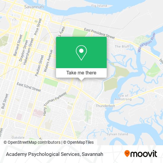 Mapa de Academy Psychological Services