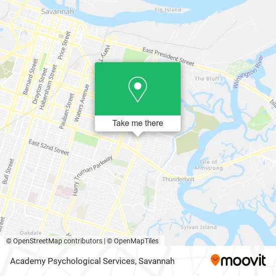 Mapa de Academy Psychological Services