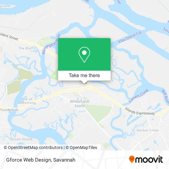 Gforce Web Design map