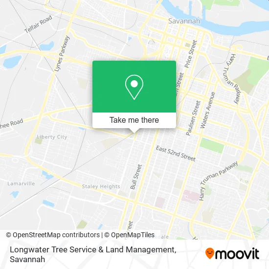 Longwater Tree Service & Land Management map